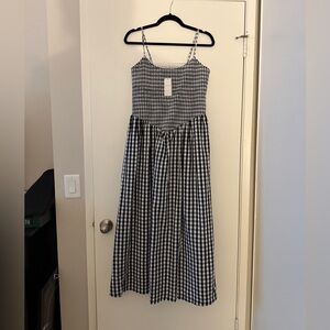 Abercrombie Black and White Gingham Dress